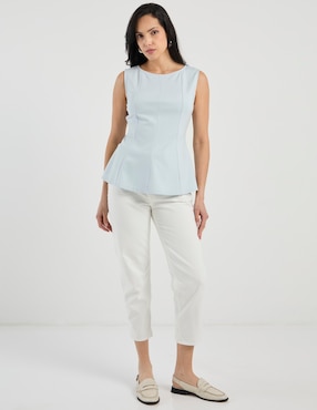 Top Contempo cuello redondo