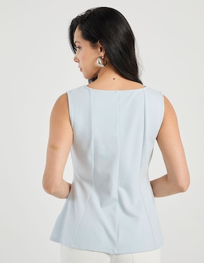 Top Contempo cuello redondo
