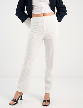 Pantalón capri Contempo recto para mujer