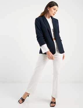 Pantalón capri Contempo recto para mujer