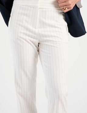 Pantalón capri Contempo recto para mujer