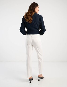 Pantalón capri Contempo recto para mujer