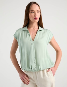 Blusa Contempo manga corta para mujer
