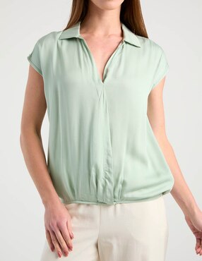 Blusa Contempo manga corta para mujer