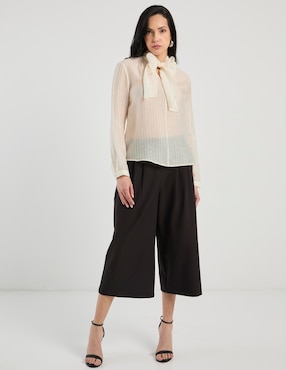 Blusa Contempo manga larga para mujer