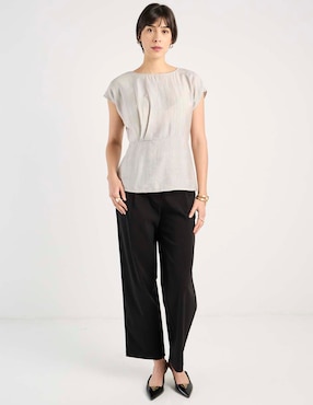 Blusa Contempo manga corta para mujer