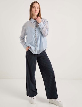 Blusa Contempo manga larga para mujer