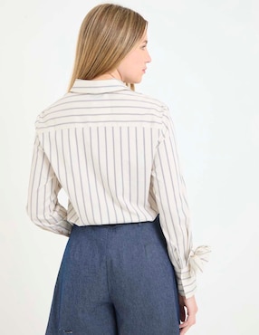 Blusa manga larga para mujer