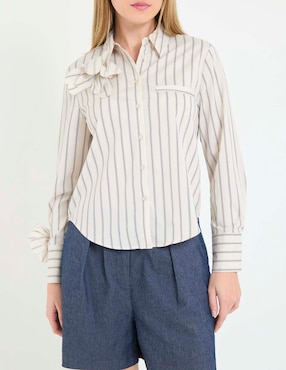 Blusa manga larga para mujer