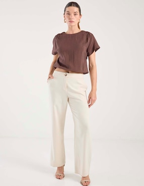 Blusa Contempo manga corta para mujer
