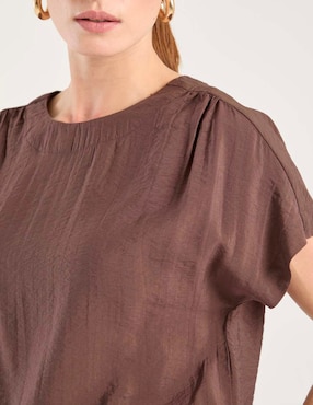 Blusa Contempo manga corta para mujer