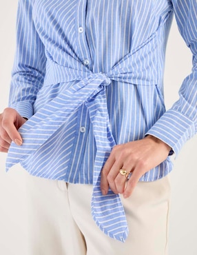 Blusa Contempo manga larga para mujer