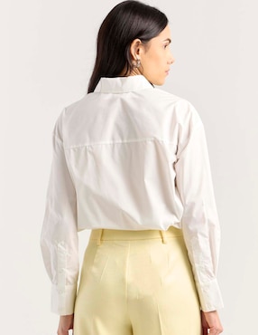 Blusa Contempo manga larga para mujer