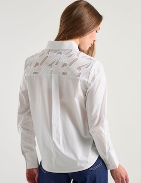 Blusa Contempo manga larga para mujer