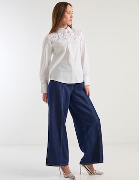 Blusa Contempo manga larga para mujer