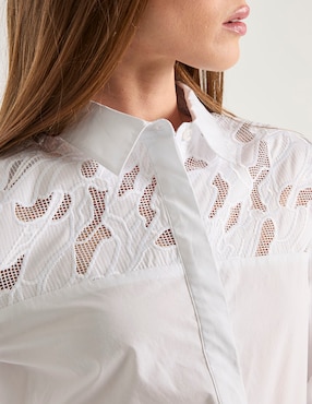 Blusa Contempo manga larga para mujer