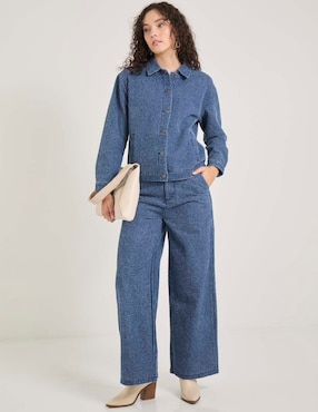 Pantalón relaxed amplio para mujer
