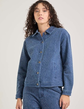 Chamarra denim Contempo para mujer
