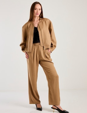 Pantalón relaxed Contempo straight para mujer