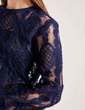 Suéter Contempo cuello redondo para mujer
