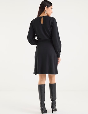 Vestido a la rodilla Contempo para mujer