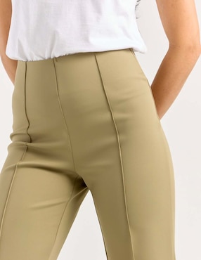 Legging Contempo cintura alta con cierre para mujer