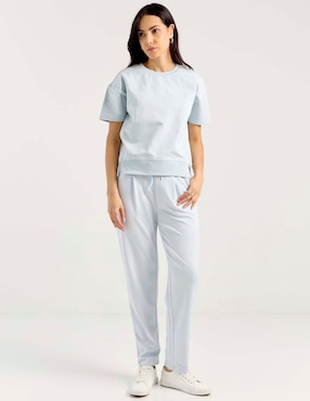 Pantalón Contempo straight para mujer