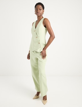 Pantalón Contempo regular para mujer