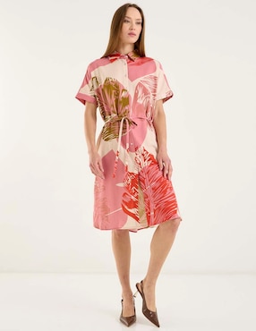 Vestido 3/4 casual Contempo para mujer