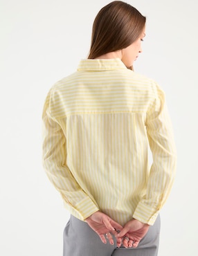 Blusa Contempo manga larga para mujer