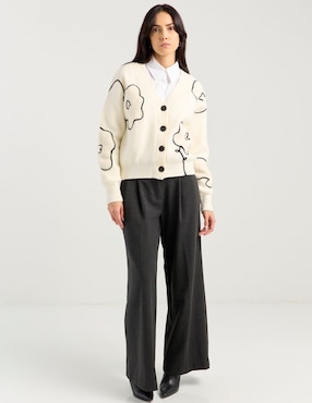 Blusa Contempo manga larga para mujer
