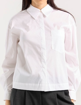 Blusa Contempo manga larga para mujer