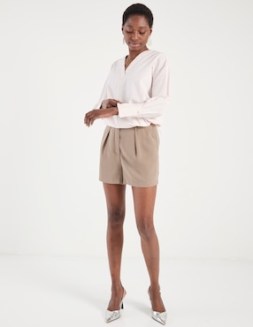 Blusa Contempo manga larga para mujer