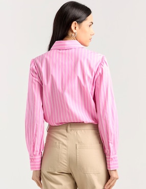 Blusa Contempo manga larga para mujer