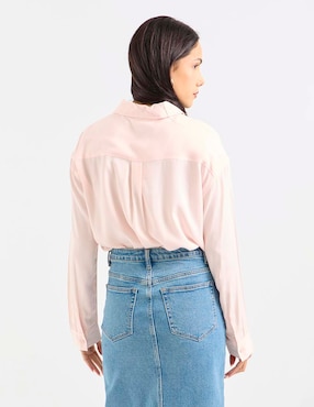Blusa Contempo manga larga para mujer