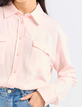 Blusa Contempo manga larga para mujer