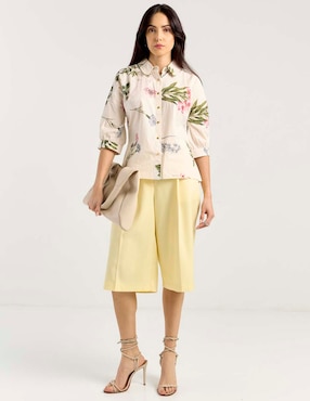 Blusa Contempo manga 3/4 para mujer