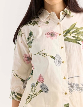Blusa Contempo manga 3/4 para mujer
