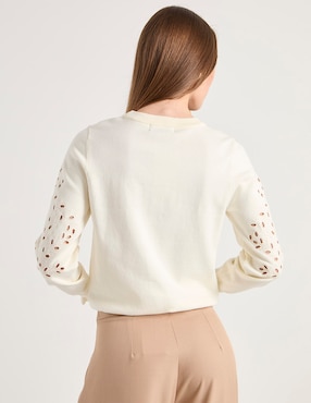 Suéter Contempo cuello redondo para mujer