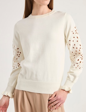 Suéter Contempo cuello redondo para mujer