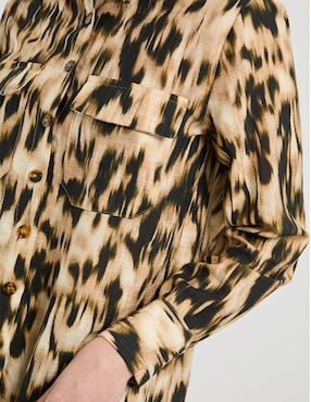 Blusa Contempo manga larga para mujer
