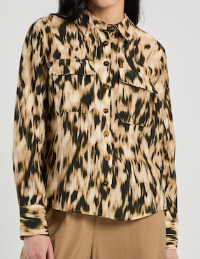 Blusa Contempo manga larga para mujer
