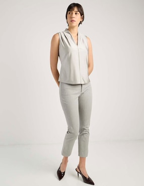 Blusa Contempo sin manga para mujer