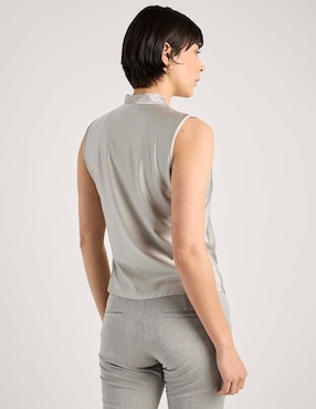 Blusa Contempo sin manga para mujer