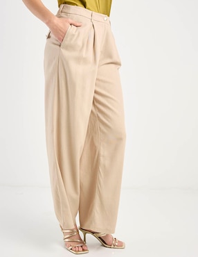 Pantalón relaxed Contempo amplio para mujer