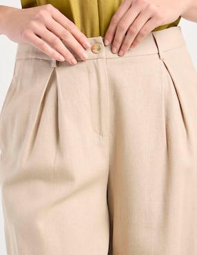 Pantalón relaxed Contempo amplio para mujer