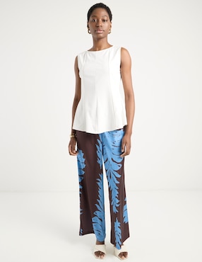 Pantalón Contempo amplio para mujer
