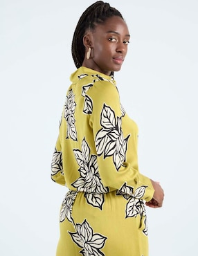 Blusa Contempo manga larga para mujer