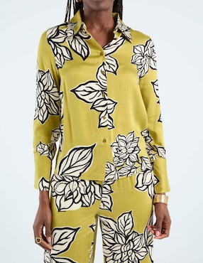 Blusa Contempo manga larga para mujer
