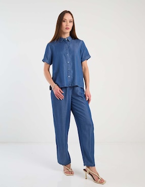 Blusa Contempo manga corta para mujer